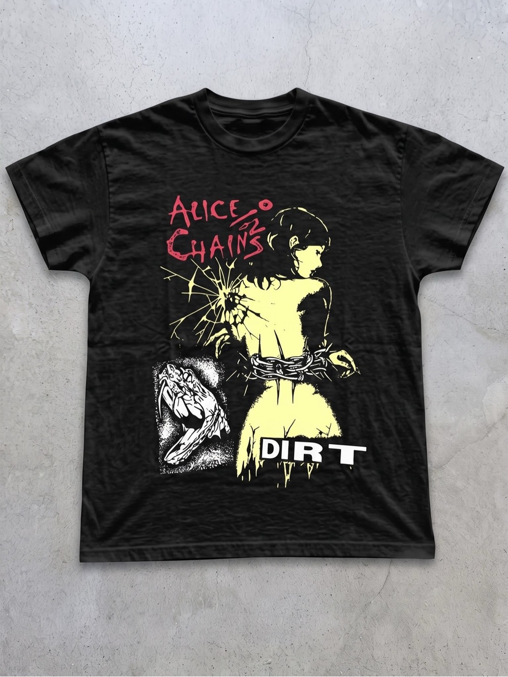 Gildan Black Alice in Chains Band Graphic
Tee